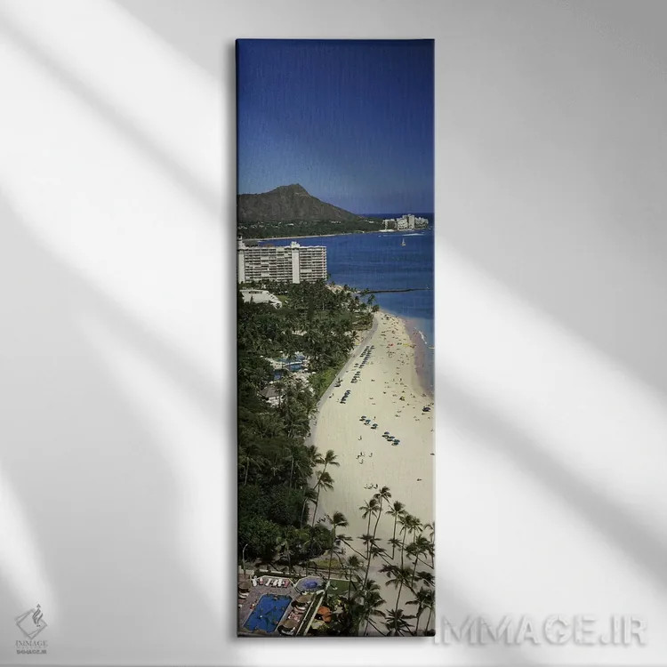 تابلو دکوراتیو Honolulu, Oahu, Honolulu County, Hawaii, USA #4,ساختمان… اثر پانورامیک ایمجز - نمای روبهرو روی دیوار