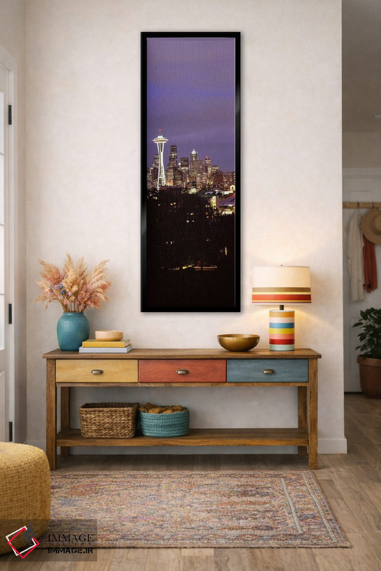 تابلو دکوراتیو Space Needle, Seattle, King County, Washington State, U… اثر پانورامیک ایمجز - D2B