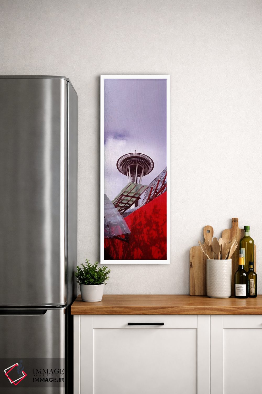 تابلو دکوراتیو Space Needle, Seattle, King County, Washington State, U… اثر پانورامیک ایمجز - D4W