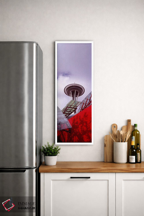 تابلو دکوراتیو Space Needle, Seattle, King County, Washington State, U… اثر پانورامیک ایمجز - D4W