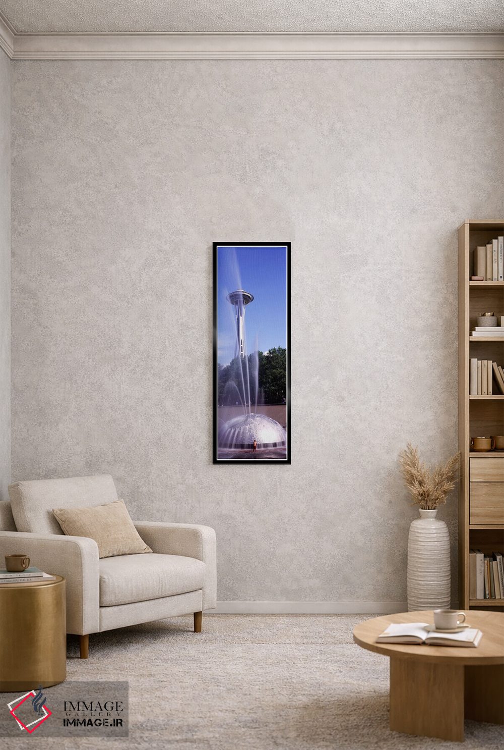 تابلو دکوراتیو Space Needle, Seattle, King County, Washington State, U… اثر پانورامیک ایمجز - D3B