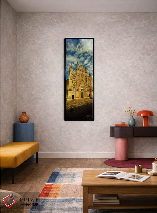 تابلو دکوراتیو Duomo Di Orvieto, Orvieto, Umbria, Italy,نمای بیرونی کل… اثر پانورامیک ایمجز - D4B