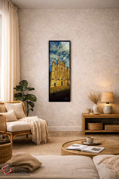 تابلو دکوراتیو Duomo Di Orvieto, Orvieto, Umbria, Italy,نمای بیرونی کل… اثر پانورامیک ایمجز - D5B