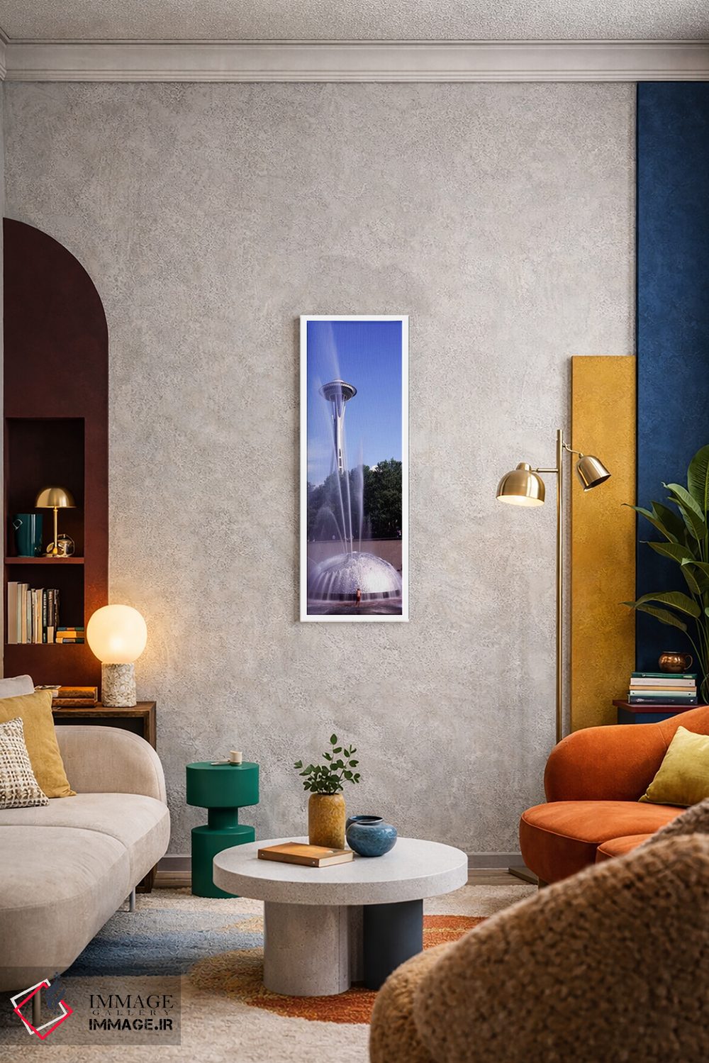 تابلو دکوراتیو Space Needle, Seattle, King County, Washington State, U… اثر پانورامیک ایمجز - D6W