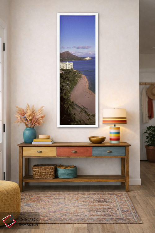 تابلو دکوراتیو Honolulu, Oahu, Honolulu County, Hawaii, USA #3,ساختمان… اثر پانورامیک ایمجز - D1W