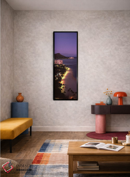 تابلو دکوراتیو Honolulu, Oahu, Honolulu County, Hawaii, USA #2,ساختمان… اثر پانورامیک ایمجز - D3B