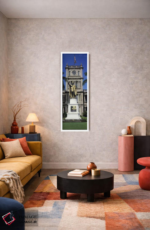 تابلو دکوراتیو Aliiolani Hale, Honolulu, Oahu, Honolulu County, Hawaii… اثر پانورامیک ایمجز - D3W