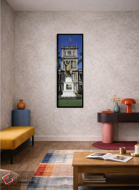 تابلو دکوراتیو Aliiolani Hale, Honolulu, Oahu, Honolulu County, Hawaii… اثر پانورامیک ایمجز - D4B