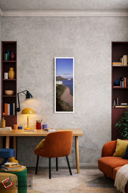 تابلو دکوراتیو Honolulu, Oahu, Honolulu County, Hawaii, USA #3,ساختمان… اثر پانورامیک ایمجز - D3W