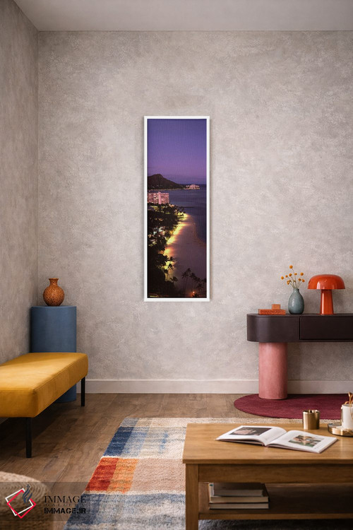 تابلو دکوراتیو Honolulu, Oahu, Honolulu County, Hawaii, USA #2,ساختمان… اثر پانورامیک ایمجز - D5W