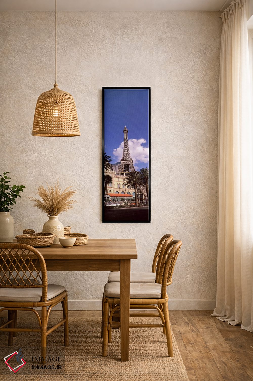 تابلو دکوراتیو Replica Eiffel Tower, Paris Las Vegas, The Strip, Las V… اثر پانورامیک ایمجز - D5B