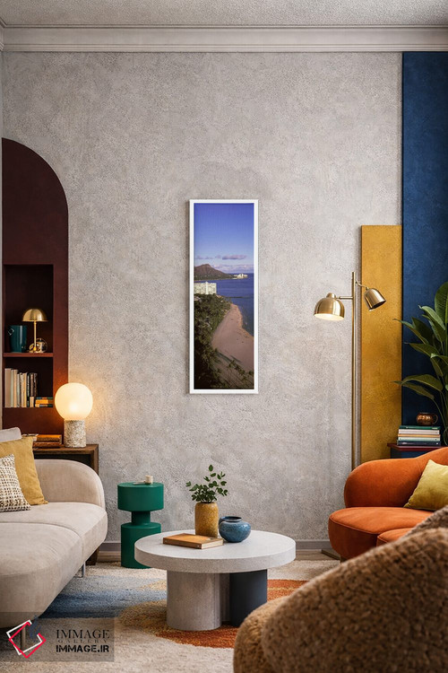 تابلو دکوراتیو Honolulu, Oahu, Honolulu County, Hawaii, USA #3,ساختمان… اثر پانورامیک ایمجز - D5W