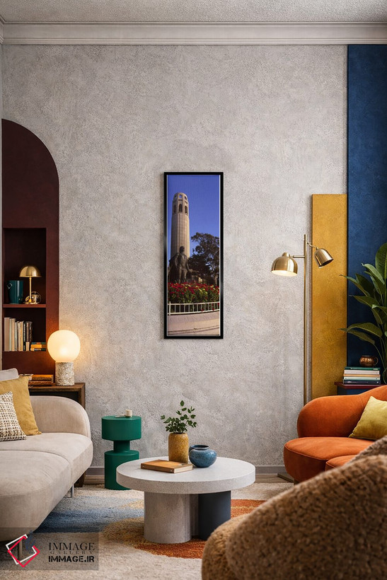 تابلو دکوراتیو Coit Tower, Telegraph Hill, San Francisco, California… اثر پانورامیک ایمجز - D6B