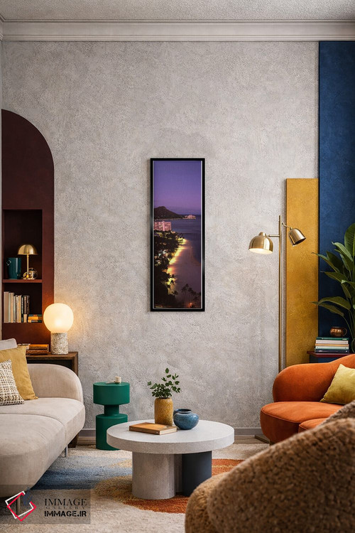 تابلو دکوراتیو Honolulu, Oahu, Honolulu County, Hawaii, USA #2,ساختمان… اثر پانورامیک ایمجز - D6B