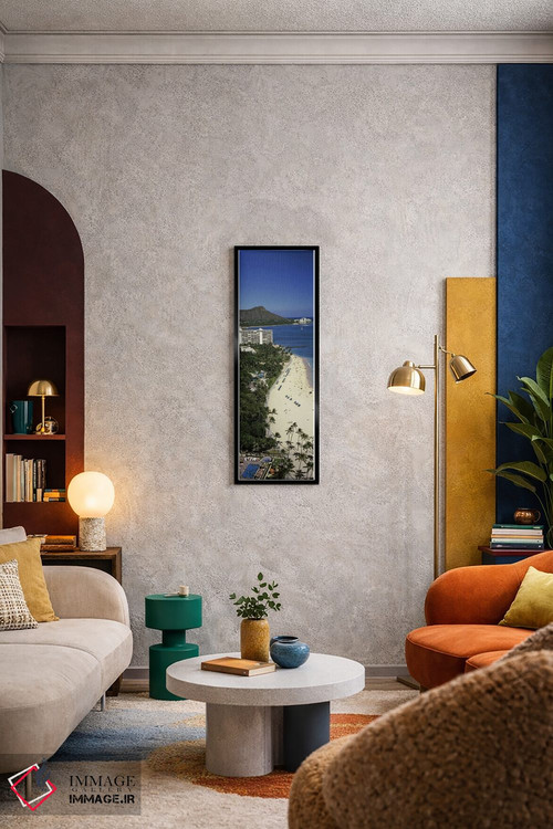 تابلو دکوراتیو Honolulu, Oahu, Honolulu County, Hawaii, USA #4,ساختمان… اثر پانورامیک ایمجز - D6B