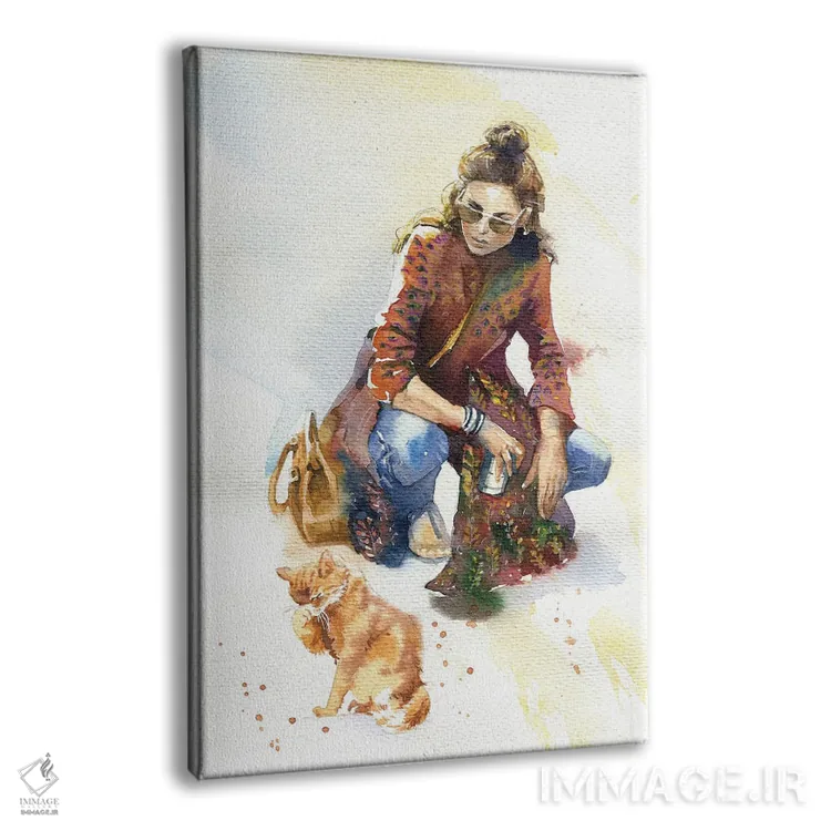 تابلو دکوراتیو آشنایی اثر مارینا ایگناتووا - نمای پرسپکتیو محصول