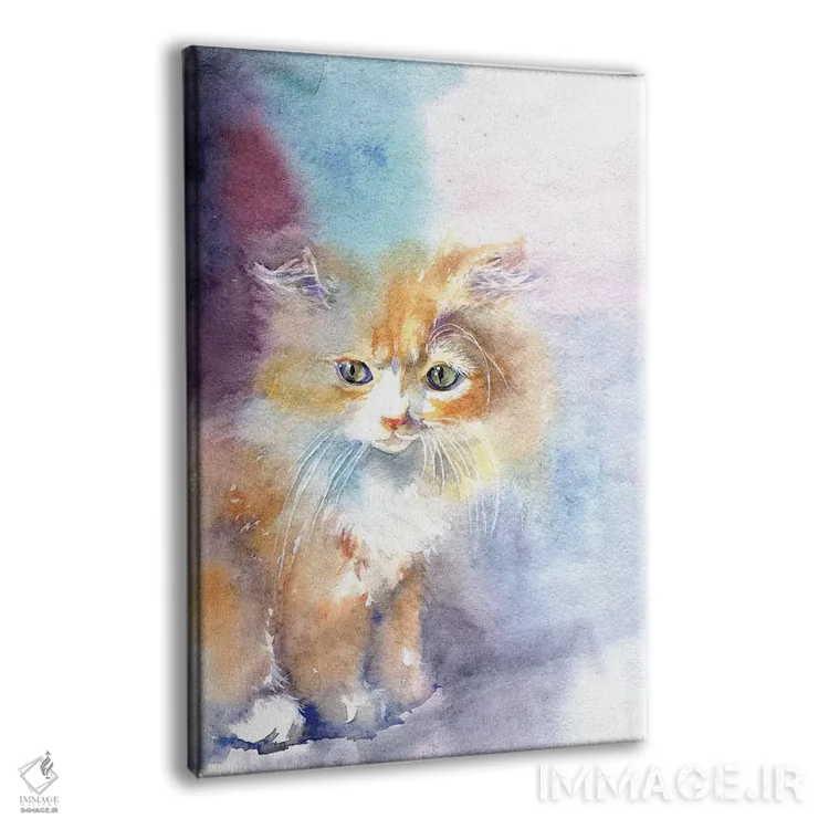 تابلو دکوراتیو بچه گربه در نور اثر مارینا ایگناتووا - نمای پرسپکتیو محصول