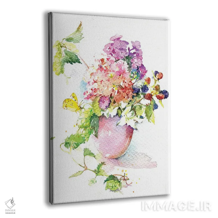 تابلو دکوراتیو دسته گل ماه اوت اثر مارینا ایگناتووا - نمای پرسپکتیو محصول