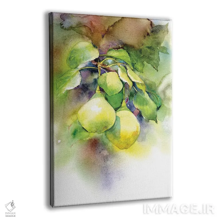 تابلو دکوراتیو گلابی ها اثر مارینا ایگناتووا - نمای پرسپکتیو محصول