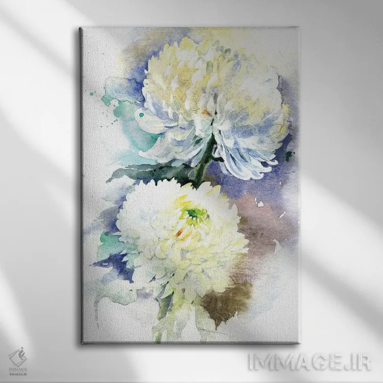 تابلو دکوراتیو دو داوودی اثر مارینا ایگناتووا - نمای روبهرو روی دیوار