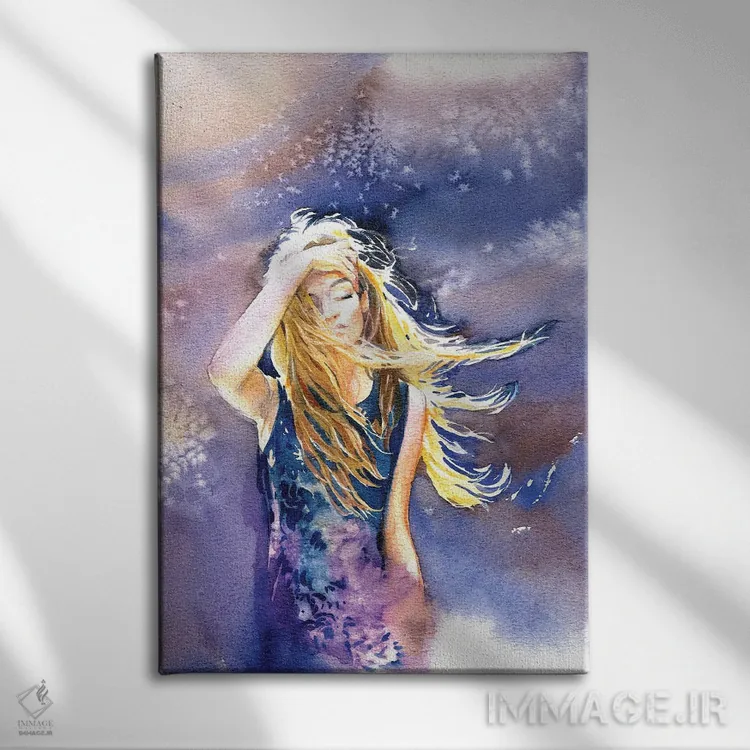 تابلو دکوراتیو باد خورشیدی اثر مارینا ایگناتووا - نمای روبهرو روی دیوار