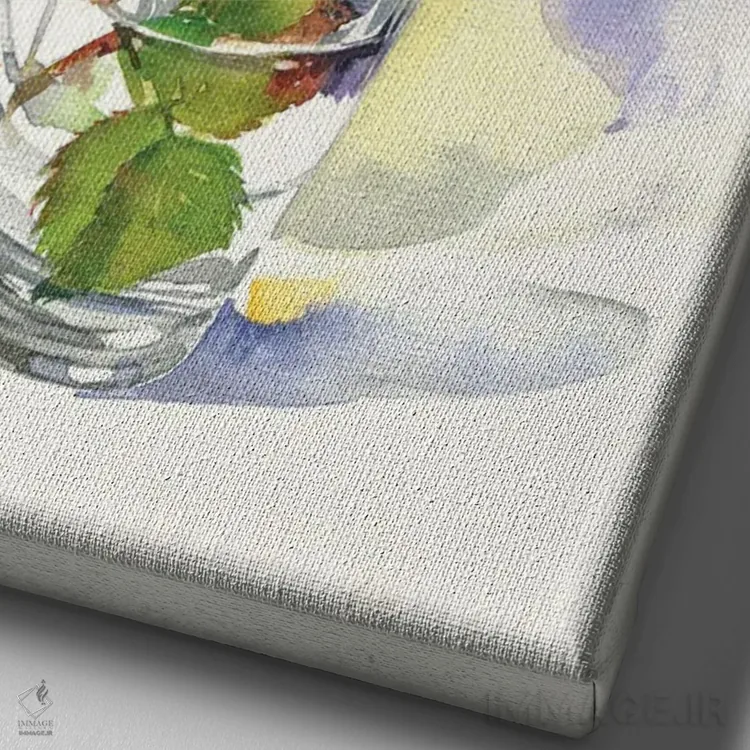 تابلو دکوراتیو شاتوت اثر مارینا ایگناتووا - نمای نزدیک بافت بوم