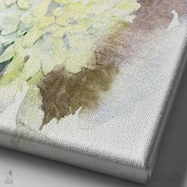 تابلو دکوراتیو دو داوودی اثر مارینا ایگناتووا - نمای نزدیک بافت بوم