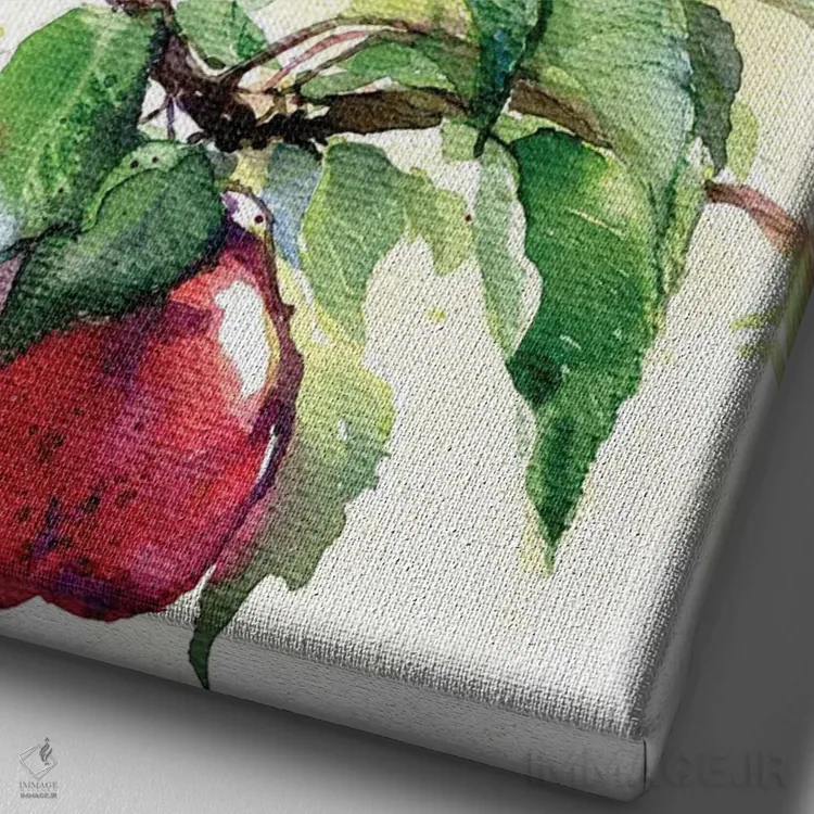 تابلو دکوراتیو تابستان اثر مارینا ایگناتووا - نمای نزدیک بافت بوم