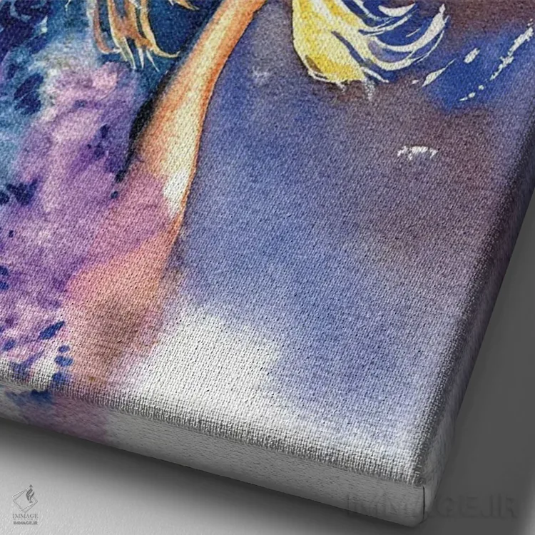 تابلو دکوراتیو باد خورشیدی اثر مارینا ایگناتووا - نمای نزدیک بافت بوم