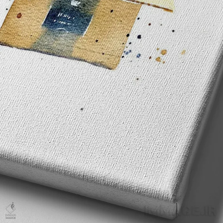 تابلو دکوراتیو گربه در جعبه اثر مارینا ایگناتووا - نمای نزدیک بافت بوم