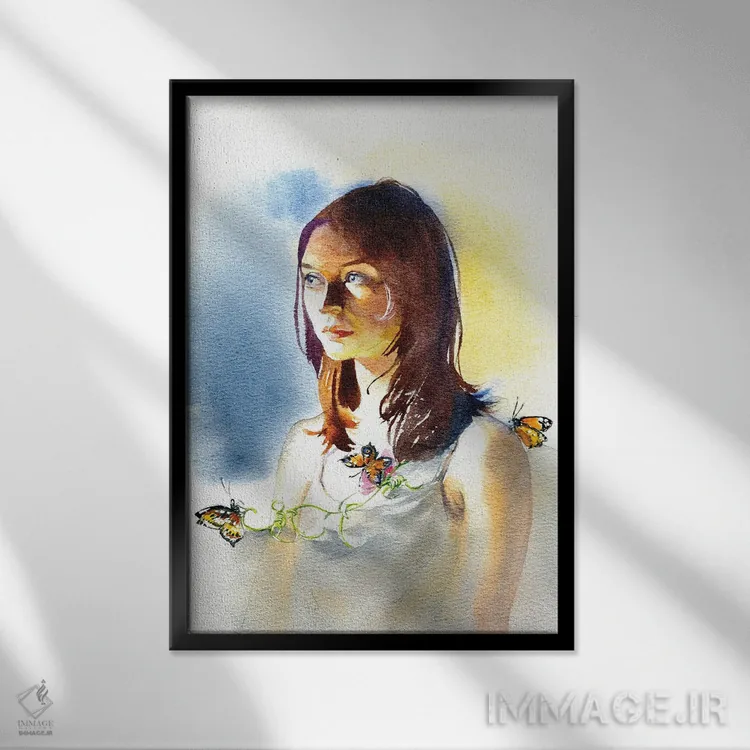 تابلو دکوراتیو رویاها اثر مارینا ایگناتووا - نمای قابدار مشکی