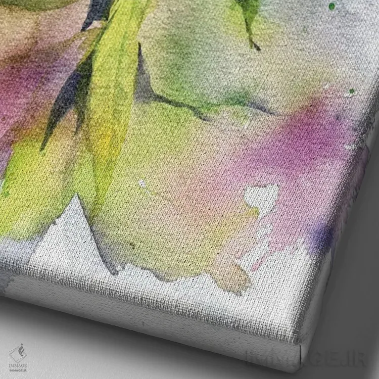 تابلو دکوراتیو فلوکس اثر مارینا ایگناتووا - نمای نزدیک بافت بوم