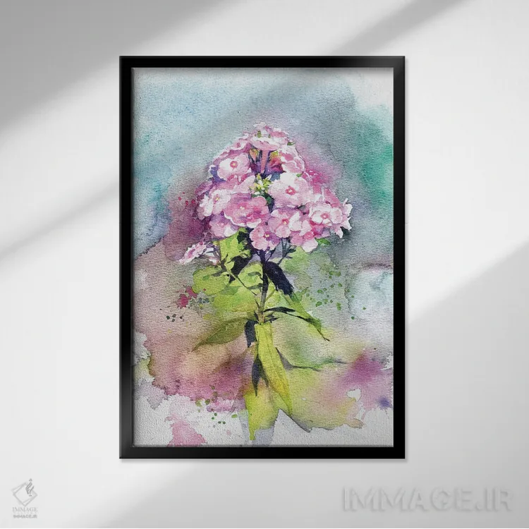 تابلو دکوراتیو فلوکس اثر مارینا ایگناتووا - نمای قابدار مشکی