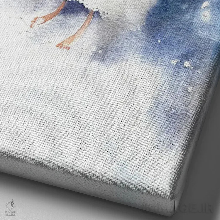 تابلو دکوراتیو پری رویاها اثر مارینا ایگناتووا - نمای نزدیک بافت بوم