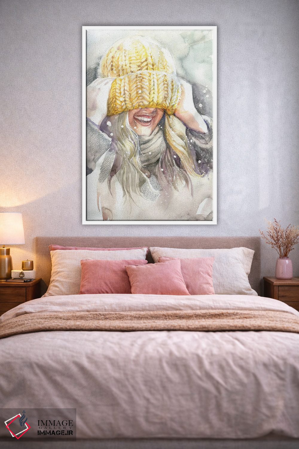 تابلو دکوراتیو کلاه بافتنی اثر مارینا ایگناتووا - D1W