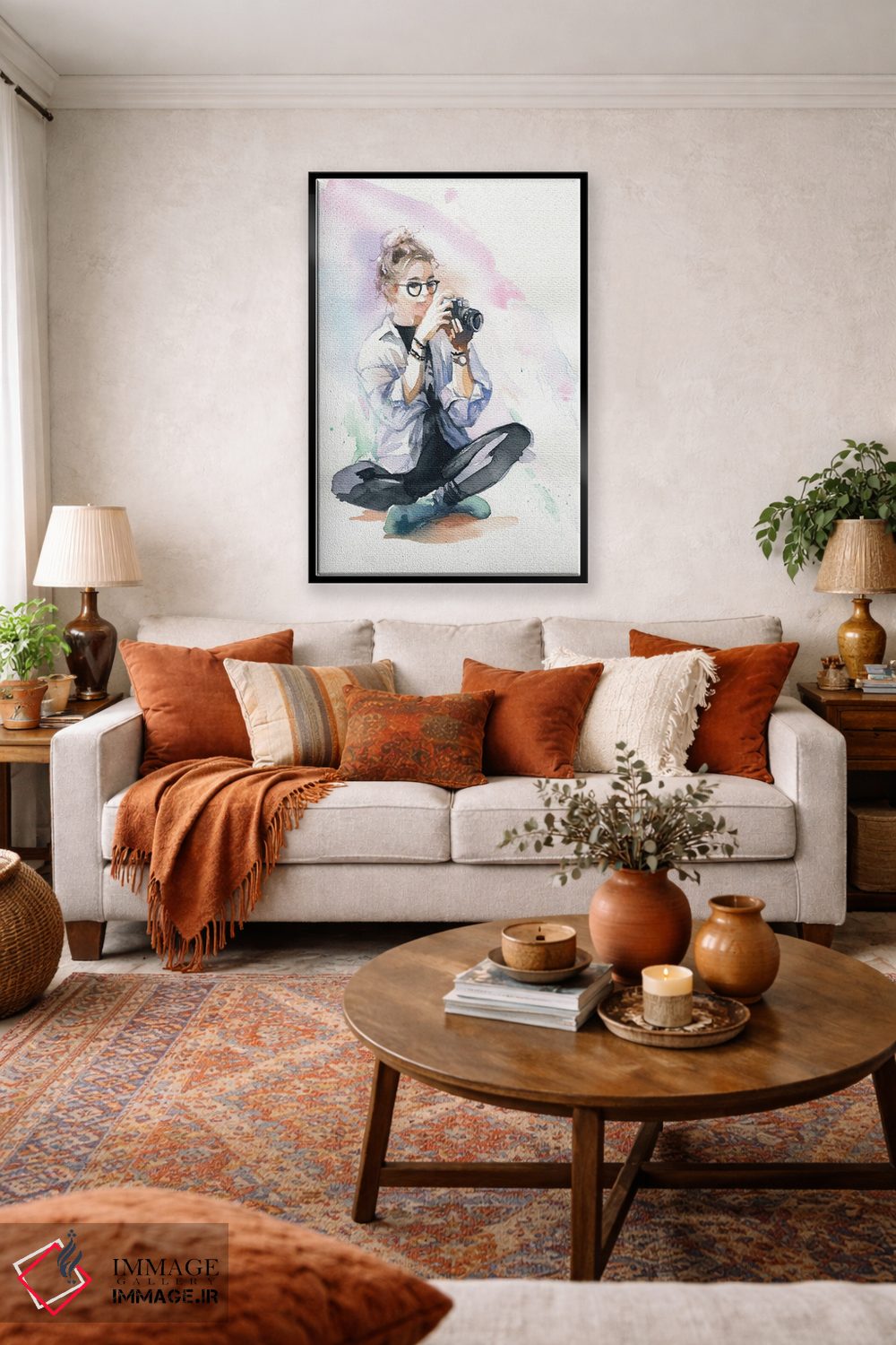 تابلو دکوراتیو عکاس تازه کار اثر مارینا ایگناتووا - D4B