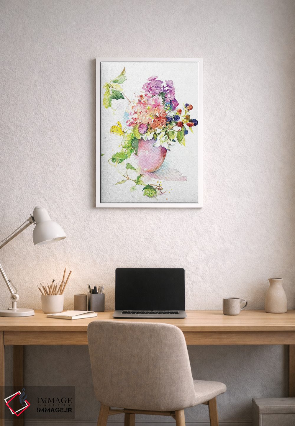 تابلو دکوراتیو دسته گل ماه اوت اثر مارینا ایگناتووا - D2W