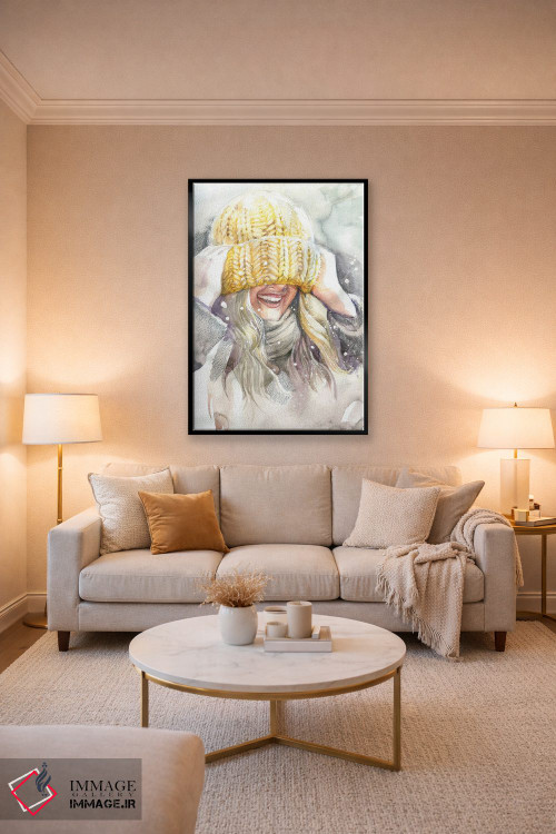 تابلو دکوراتیو کلاه بافتنی اثر مارینا ایگناتووا - D3B