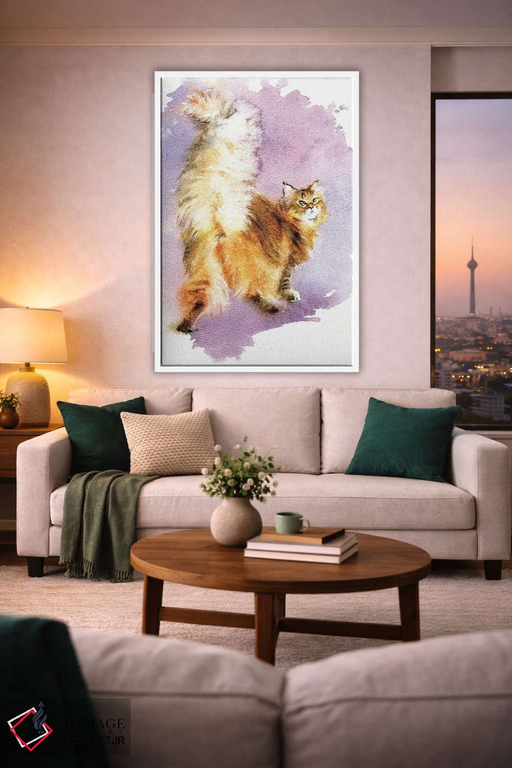 تابلو دکوراتیو دم زیبا اثر مارینا ایگناتووا - D1W