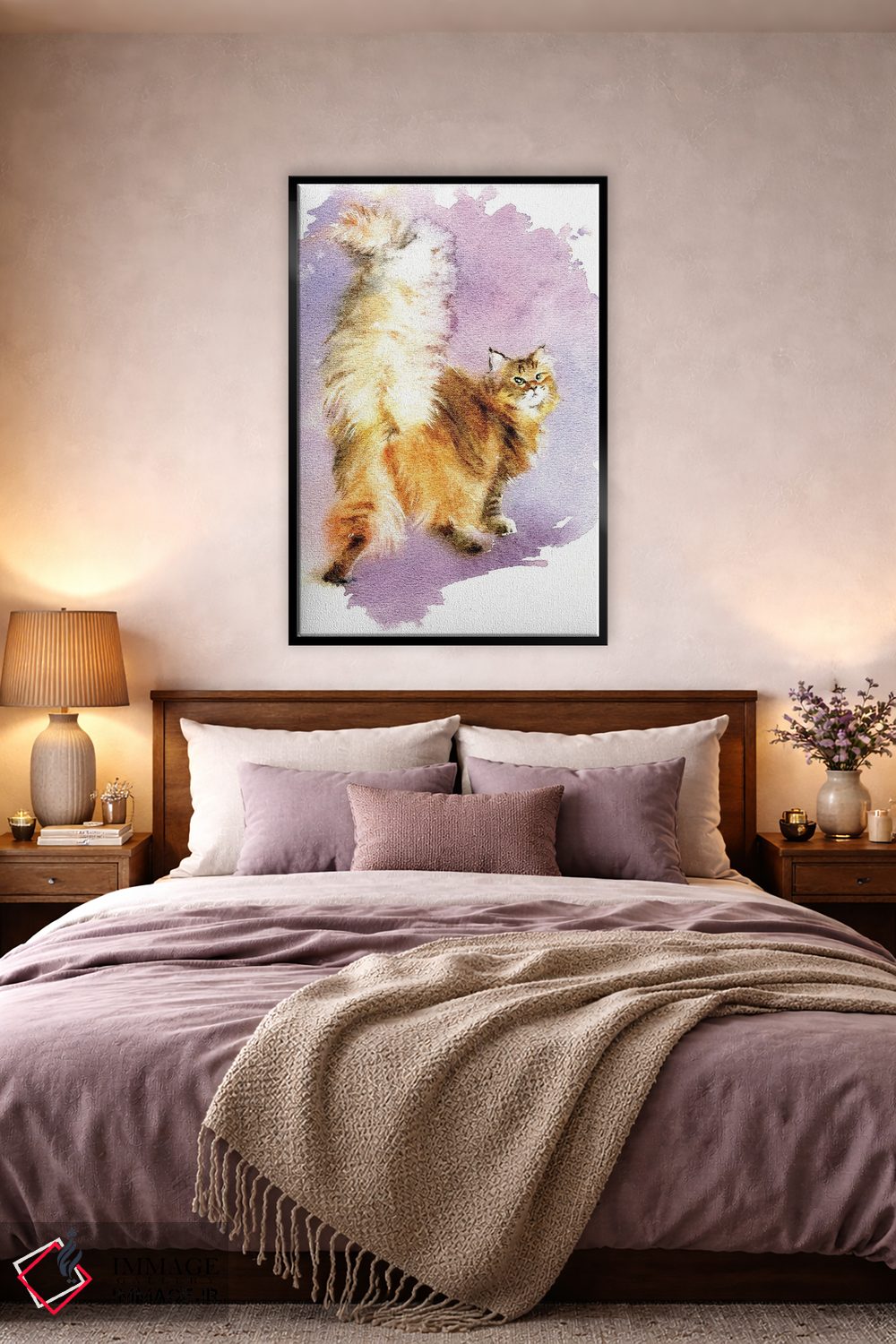 تابلو دکوراتیو دم زیبا اثر مارینا ایگناتووا - D3B