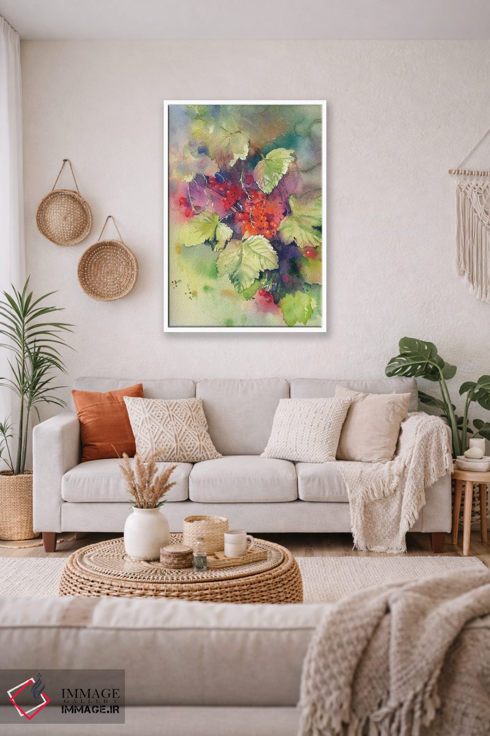 تابلو دکوراتیو قره قات قرمز اثر مارینا ایگناتووا - D2W