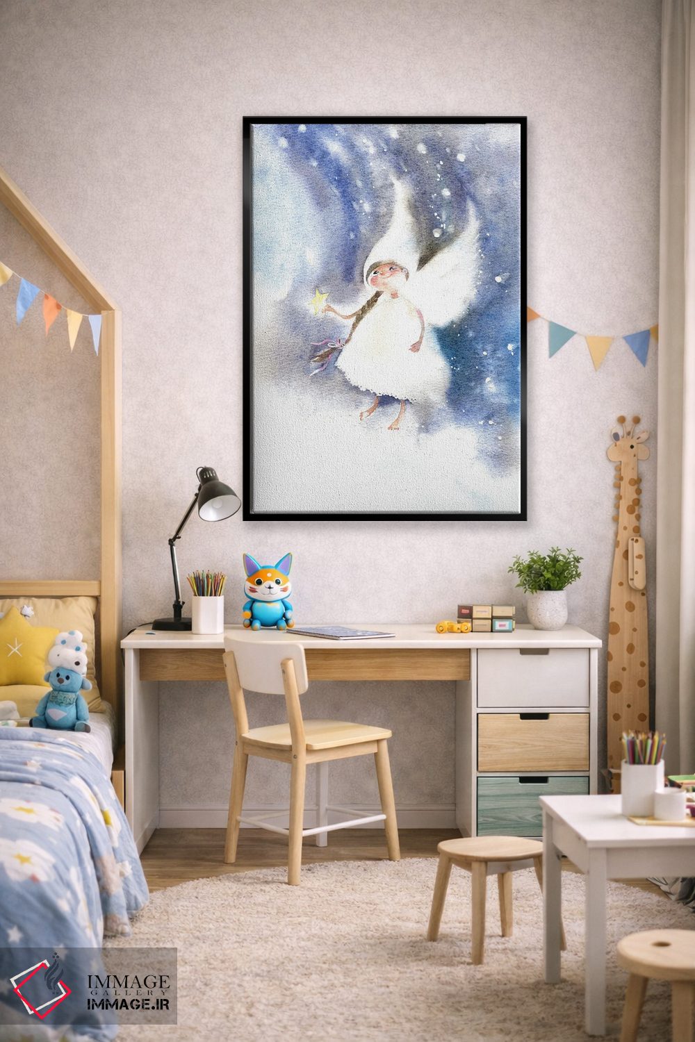 تابلو دکوراتیو پری رویاها اثر مارینا ایگناتووا - D1B