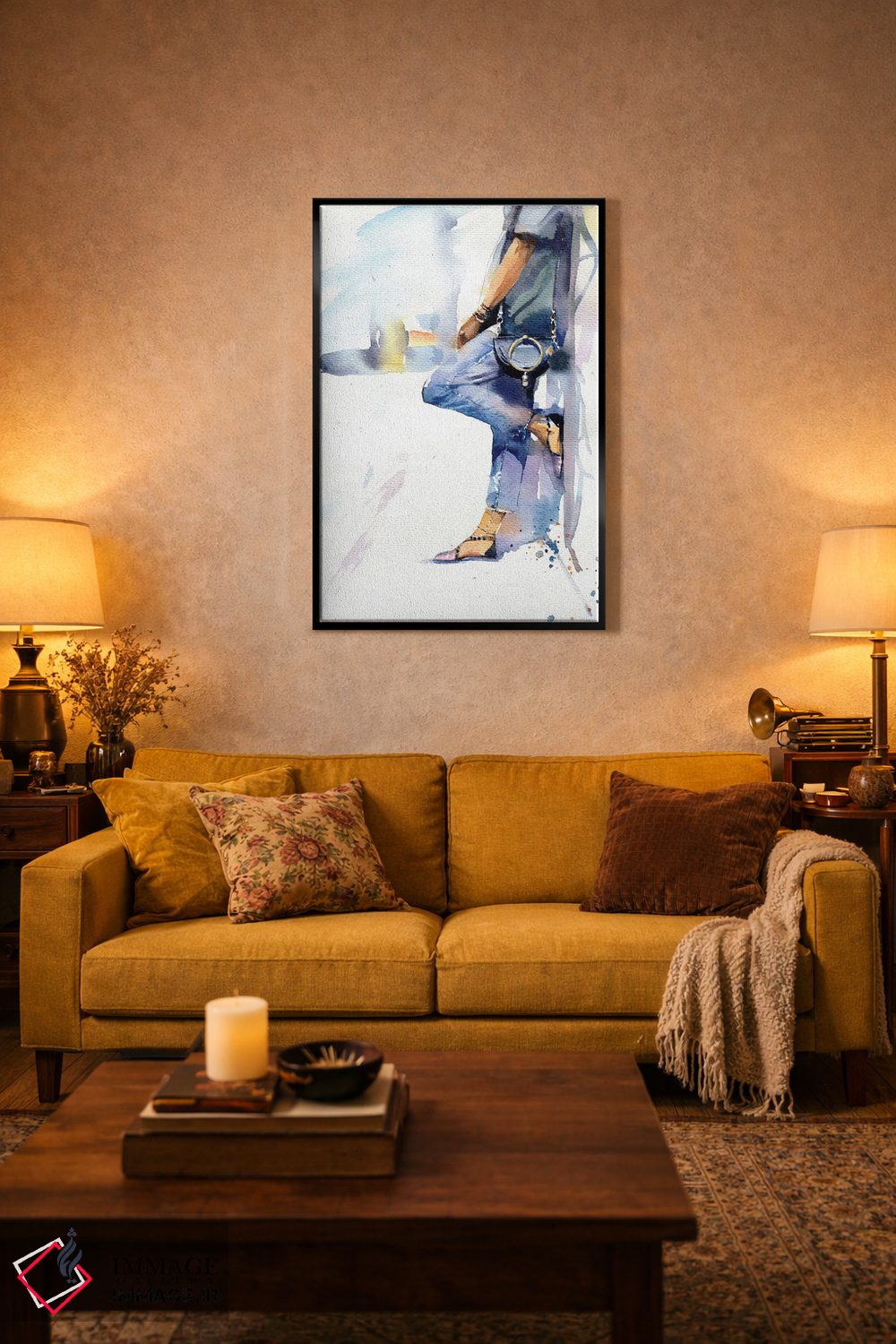 تابلو دکوراتیو در حال قدم زدن اثر مارینا ایگناتووا - D3B