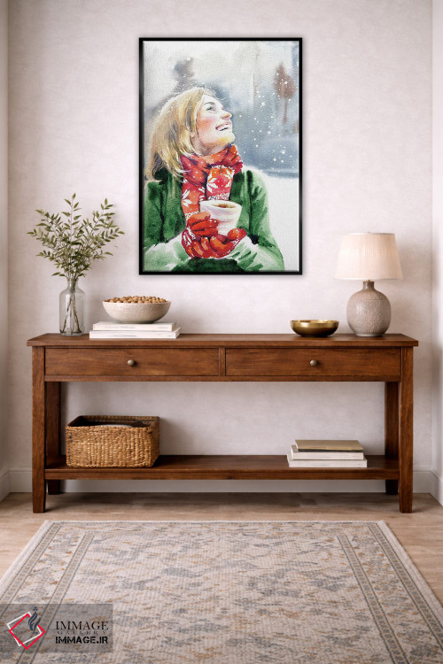 تابلو دکوراتیو بارش برف اثر مارینا ایگناتووا - D3B