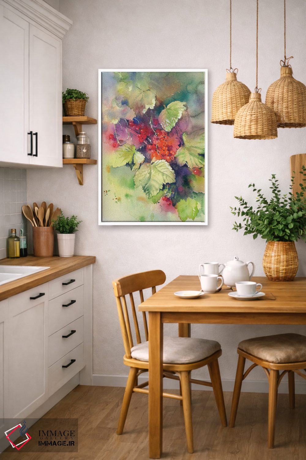 تابلو دکوراتیو قره قات قرمز اثر مارینا ایگناتووا - D5W