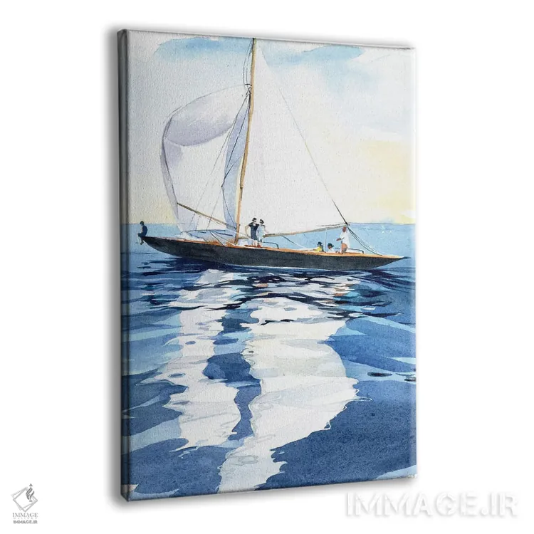 تابلو دکوراتیو زیر بادبان ها اثر مارینا ایگناتووا - نمای پرسپکتیو محصول