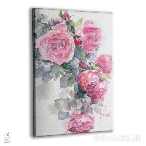 تابلو دکوراتیو درختچه گل رز اثر مارینا ایگناتووا - نمای پرسپکتیو محصول