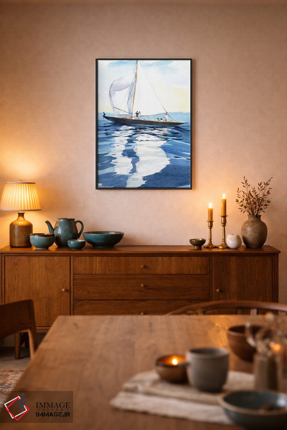 تابلو دکوراتیو زیر بادبان ها اثر مارینا ایگناتووا - D5B