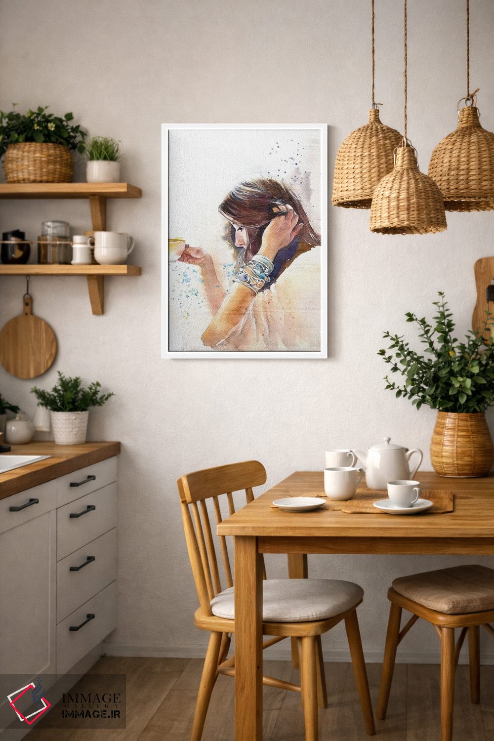 تابلو دکوراتیو لحظه اثر مارینا ایگناتووا - D3W