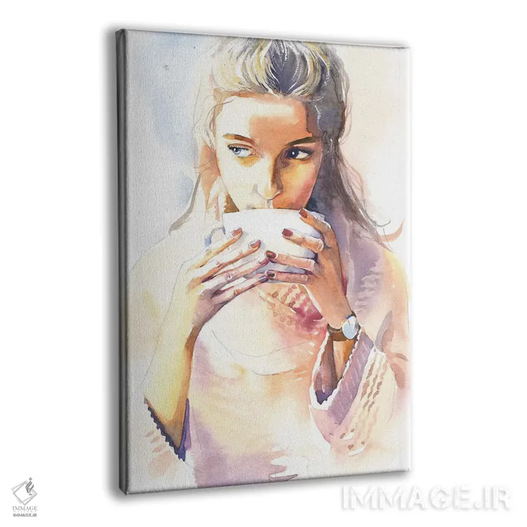 تابلو دکوراتیو شکلات صبحگاهی اثر مارینا ایگناتووا - نمای پرسپکتیو محصول